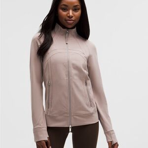 SET! Lululemon Defined Luon Jacket & Wunder Under Leggings 25in -Ashen Rose NWT💖